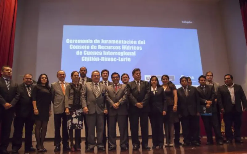 Ministro de Agricultura y Riego juramenta a miembros del Consejo de Recursos Hídricos de Cuenca Interregional Chillón-Rímac-Lurín