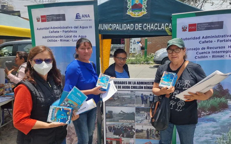 Autoridad Nacional del Agua promueve la cultura sobre prevención y preparación ante fenómenos naturales
