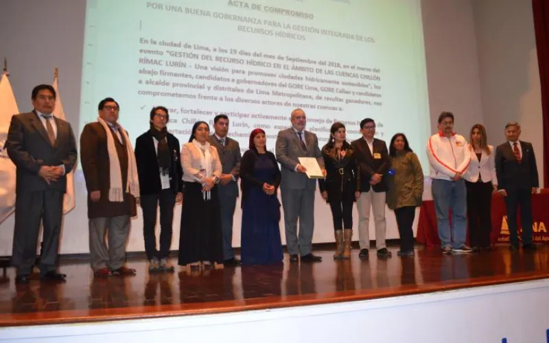 Candidatos regionales y municipales deben priorizar gestión del agua de las cuencas Chillón, Rímac y Lurín