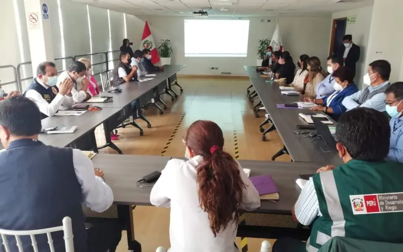 Coordinan acciones para mitigar posible afectación a ríos Santa Eulalia y Rímac