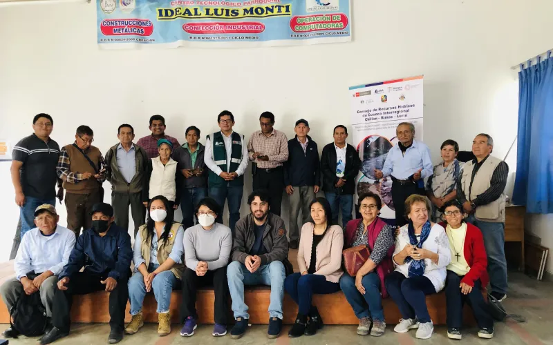 Usuarios de agua de subcuenca Santa Eulalia participan en formulación de Plan de Gestión de Recursos Hídricos