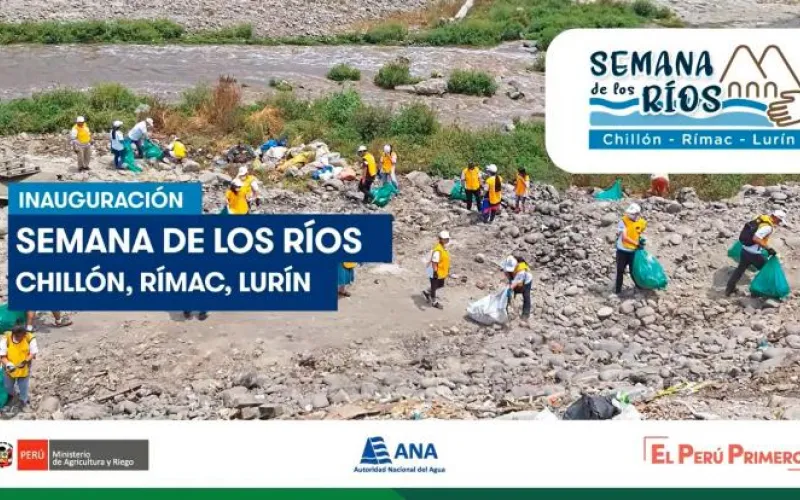 “Semana de los ríos Chillón, Rímac y Lurín” busca fomentar el cuidado y preservación de fuentes naturales